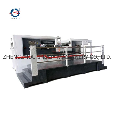 Automatic Carton Box Lead Edge Feeder Rotary Die Cutting Creasing Machine